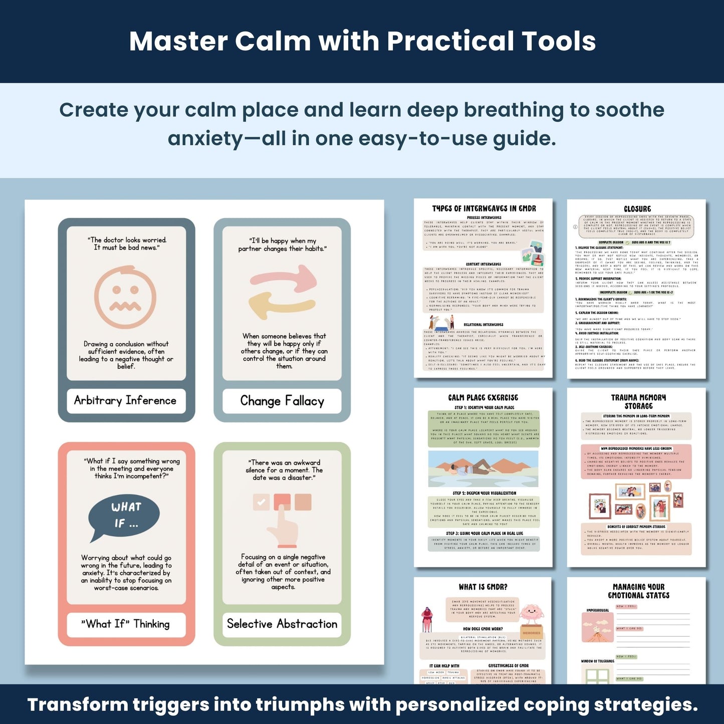 Mind And Emotion Recovery: EMDR Strategies For Healing | EMDR Therapy Workbook