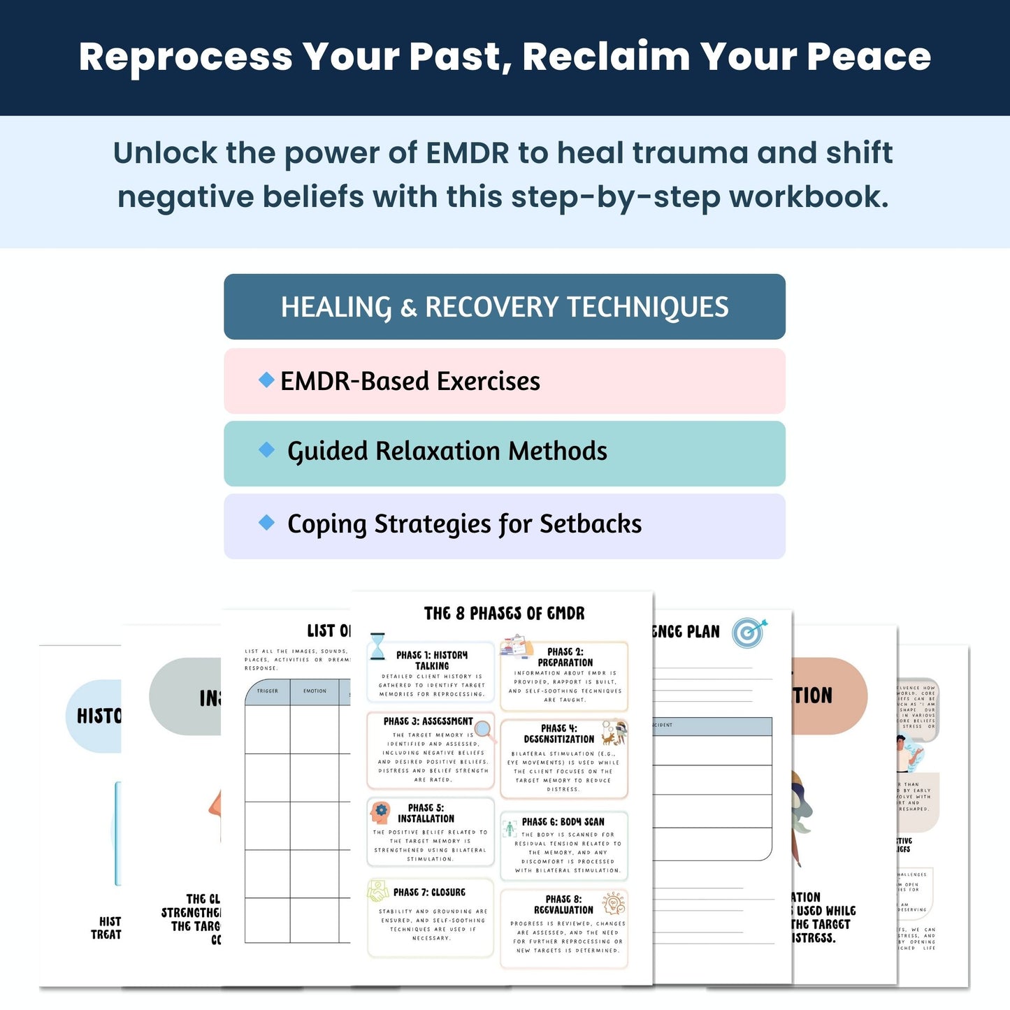 Mind And Emotion Recovery: EMDR Strategies For Healing | EMDR Therapy Workbook
