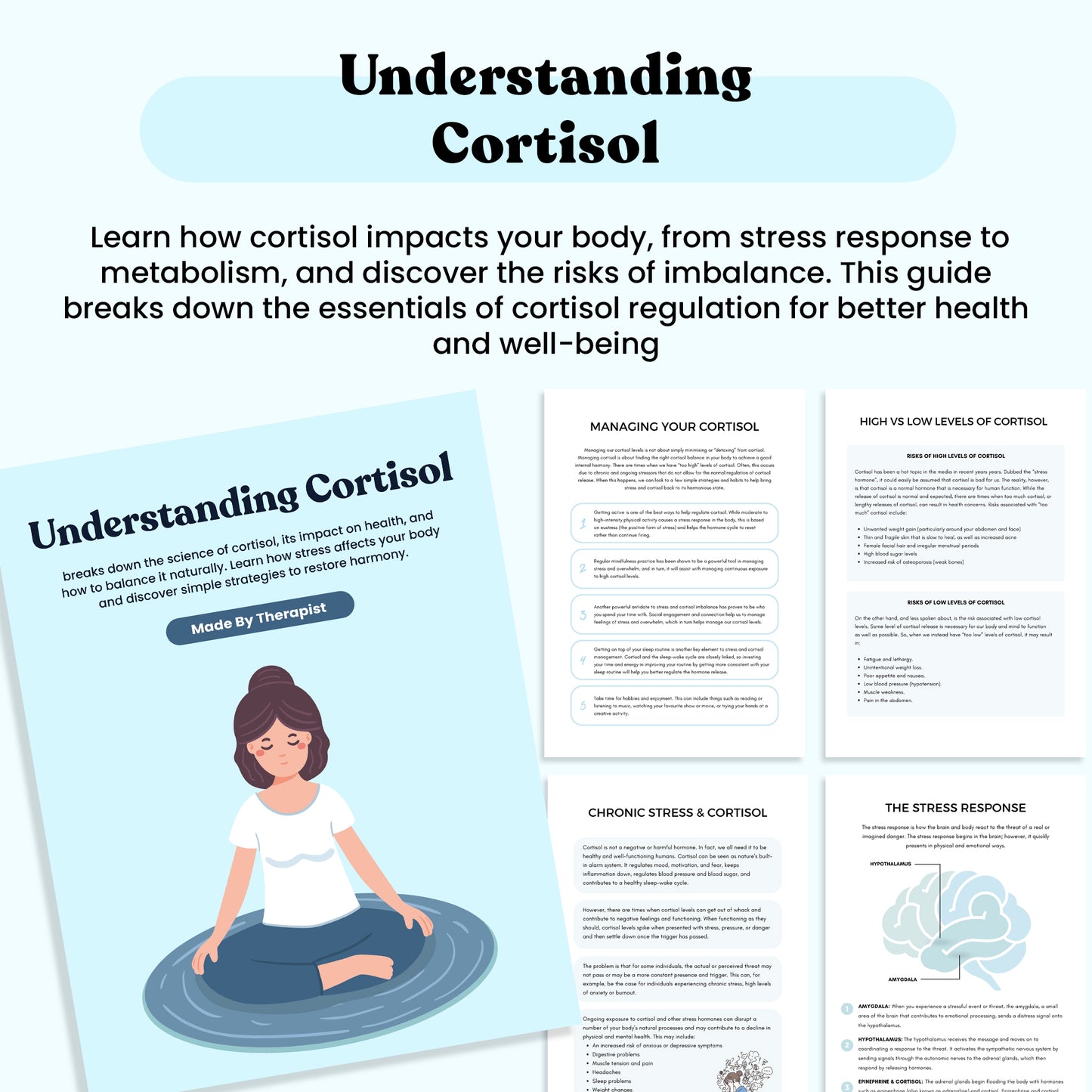 The Ultimate Cortisol Reduction Toolkit: 9+ Workbooks for Stress & Hormone Balance