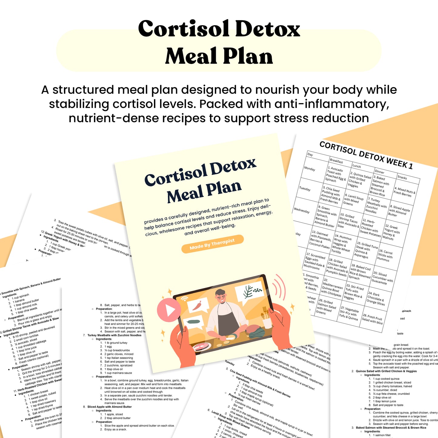 The Ultimate Cortisol Reduction Toolkit: 9+ Workbooks for Stress & Hormone Balance