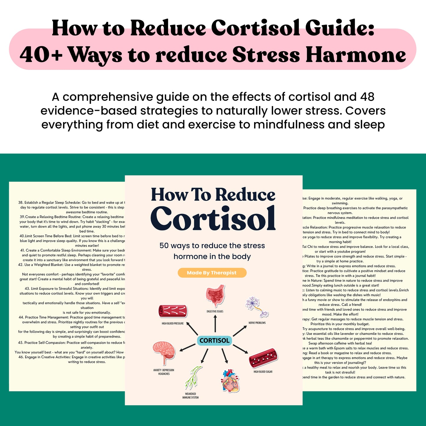 The Ultimate Cortisol Reduction Toolkit: 9+ Workbooks for Stress & Hormone Balance