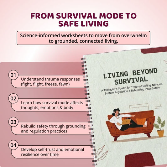 Living Beyond Survival™ Trauma Healing Workbook | Nervous System Regulation, PTSD Recovery & Emotional Healing PDF