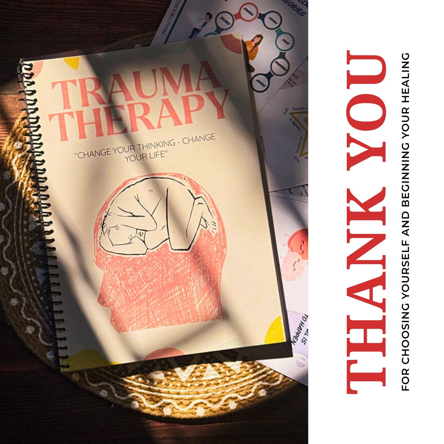 Trauma therapy 90% off bundle, anxiety coping skill card, therapy worksheets, crisis therapy PTSD, anxiety therapy tool, safety plan, BPD