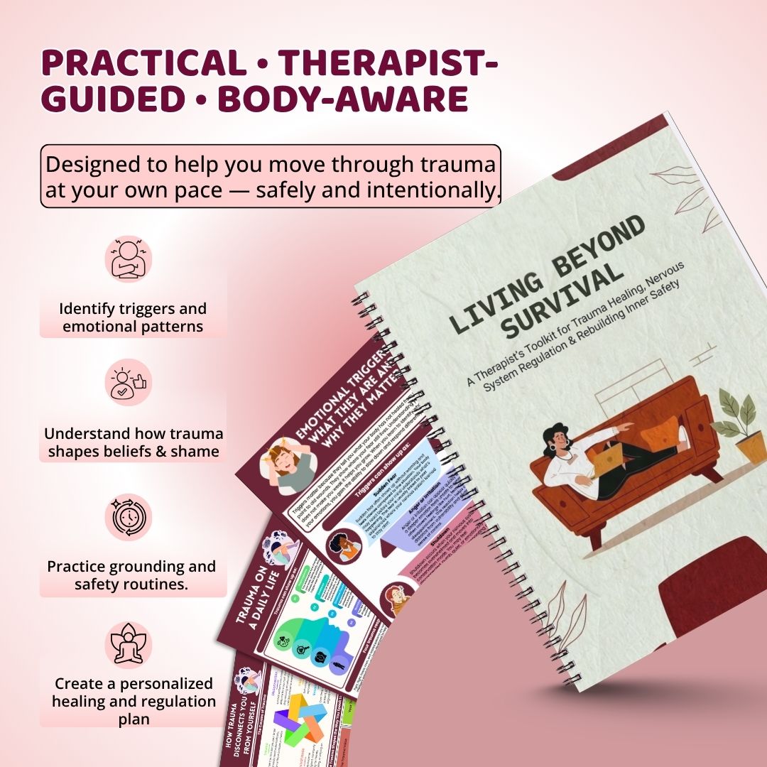 Living Beyond Survival™ Trauma Healing Workbook | Nervous System Regulation, PTSD Recovery & Emotional Healing PDF