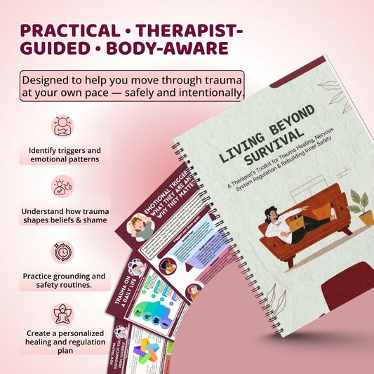 Living Beyond Survival™ Trauma Healing Workbook | Nervous System Regulation, PTSD Recovery & Emotional Healing PDF