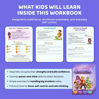 K-Pop Inspired SEL Workbook for Kids (Printable PDF) | Therapy Activities for Emotional Regulation, Self-Esteem, Self-Acceptance, Confidence & Big Feelings