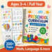 Preschool Curriculum Workbook Ages 3–4 | 207+ Printable Worksheets | Full-Year Pre-K Learning Bundle | ABC, Numbers, Writing, Shapes & Logic | PDF