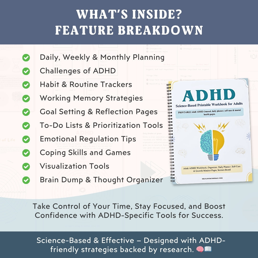 The Ultimate ADHD Planner: Your Key to Organization and Self-Care