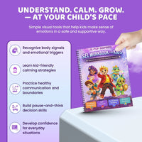 K-Pop Inspired SEL Workbook for Kids (Printable PDF) | Therapy Activities for Emotional Regulation, Self-Esteem, Self-Acceptance, Confidence & Big Feelings
