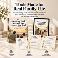 The Parenting Book You Wish Your Partner Had Read | Gentle Parenting Together Guide | Good Cop Bad Cop Parenting | Positive Parenting Scripts | Printable PDF