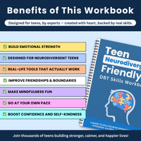 Teen Neurodivergent-Friendly DBT Skills Workbook: Build Emotional Strength with Confidence & Creativity!