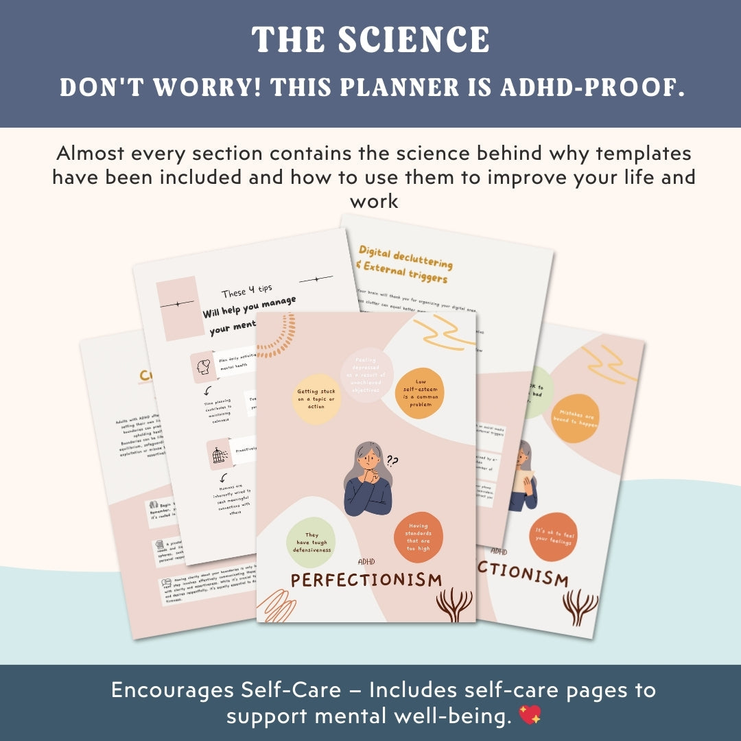 The Ultimate ADHD Planner: Your Key to Organization and Self-Care