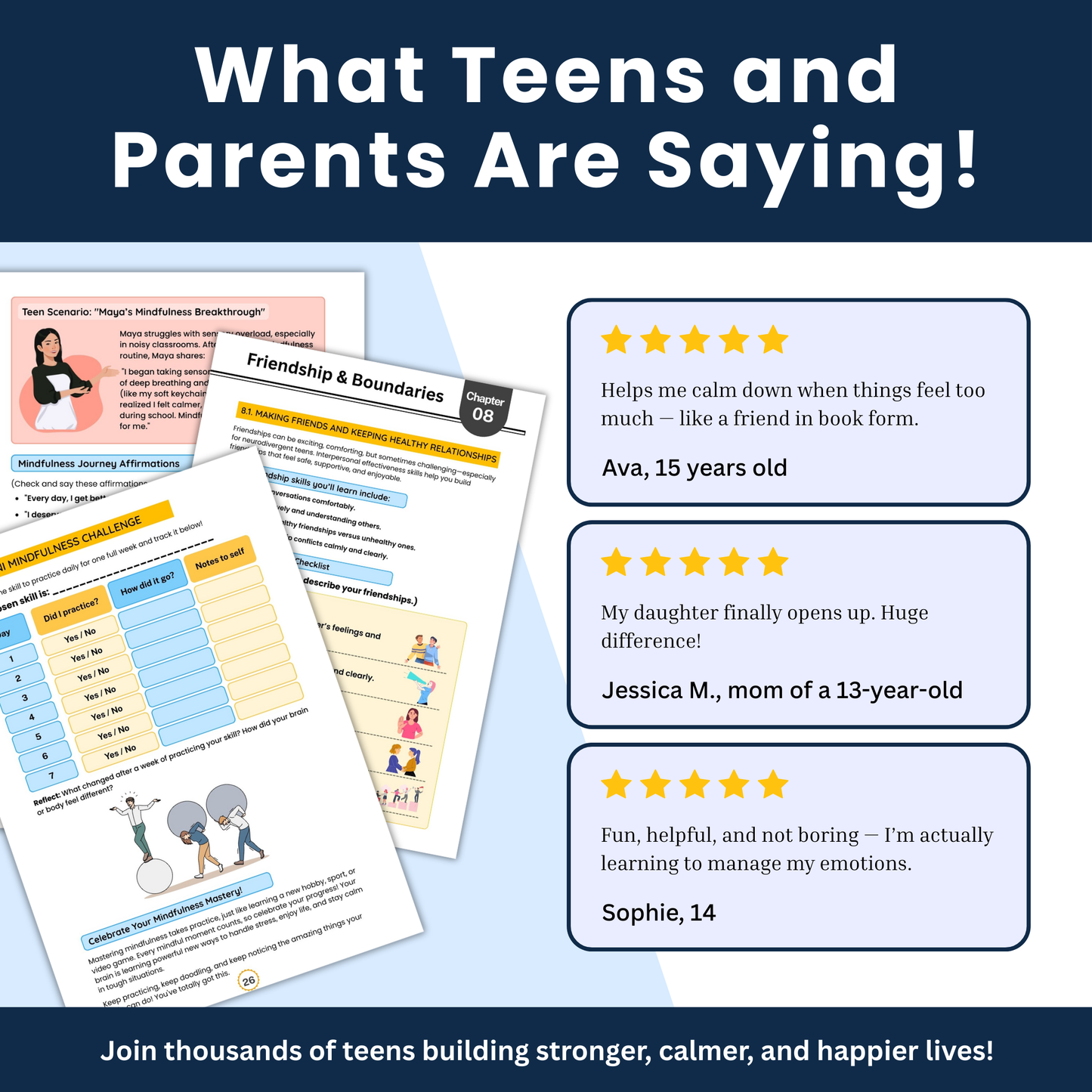 Teen Neurodivergent-Friendly DBT Skills Workbook: Build Emotional Strength with Confidence & Creativity!