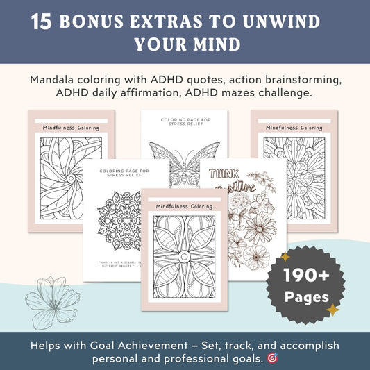 The Ultimate ADHD Planner: Your Key to Organization and Self-Care