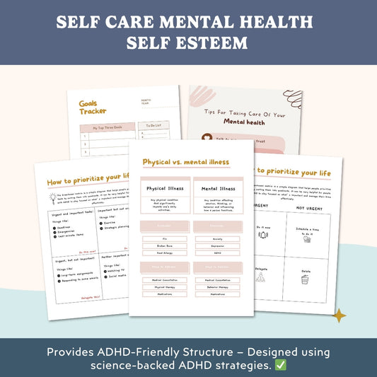 The Ultimate ADHD Planner: Your Key to Organization and Self-Care