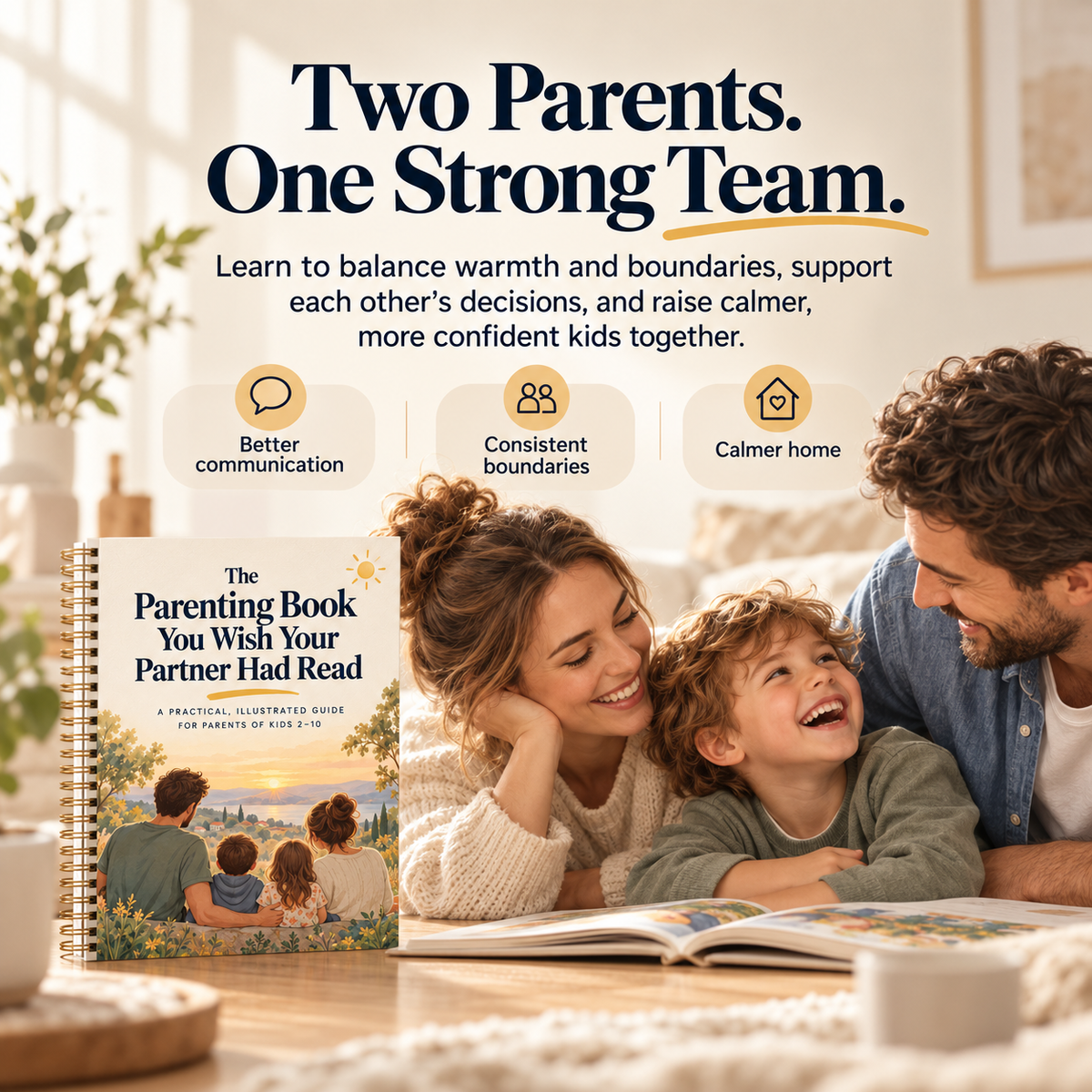 The Parenting Book You Wish Your Partner Had Read | Gentle Parenting Together Guide | Good Cop Bad Cop Parenting | Positive Parenting Scripts | Printable PDF
