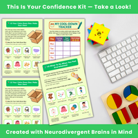 Kids Neurodivergent-Friendly DBT Skills Workbook : 🧠 A Calm, Colorful, Confidence-Building Guide for Big Feelings & Brighter Mind