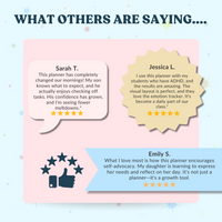 Kids ADHD Planner | Kids Emotion Trackers | kids Daily & Weekly Planners | Communication Logs | Mindfulness &amp; Coping Tools