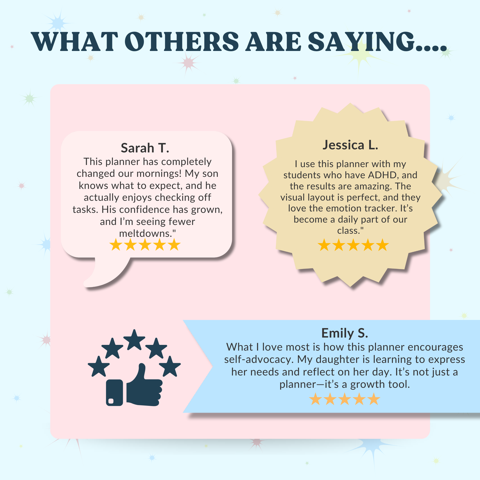 Kids ADHD Planner | Kids Emotion Trackers | kids Daily & Weekly Planners | Communication Logs | Mindfulness &amp; Coping Tools