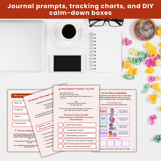 Kids Neurodivergent-Friendly DBT Skills Workbook : 🧠 A Calm, Colorful, Confidence-Building Guide for Big Feelings & Brighter Mind