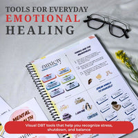 Trauma therapy 90% off bundle, anxiety coping skill card, therapy worksheets, crisis therapy PTSD, anxiety therapy tool, safety plan, BPD