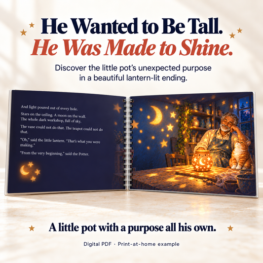 The Wobbly Little Pot | Christian Picture Book for Kids Ages 4–8 | A Story About the Potter Who Makes All Things New | Digital, Paperback & Hardcover