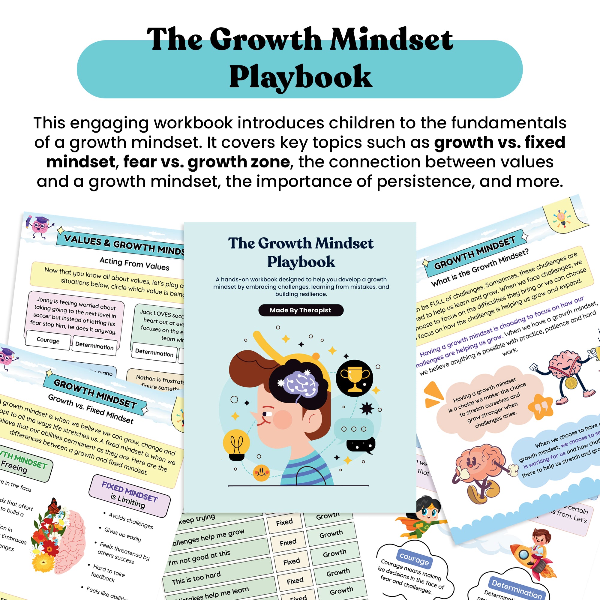 Ultimate Emotional Resilience Kids Toolkit, Children Therapy Workbooks Bundle, Emotional Regulation and Coping Skills, Kids and Play Therapy Worksheets