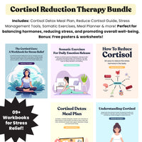 The Ultimate Cortisol Reduction Toolkit: 9+ Workbooks for Stress & Hormone Balance
