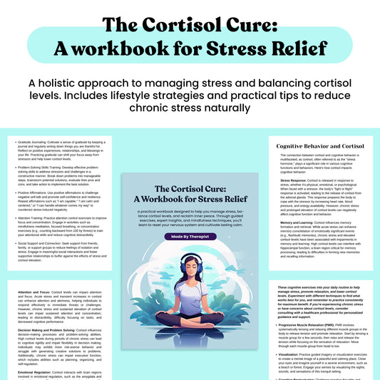 The Ultimate Cortisol Reduction Toolkit: 9+ Workbooks for Stress & Hormone Balance
