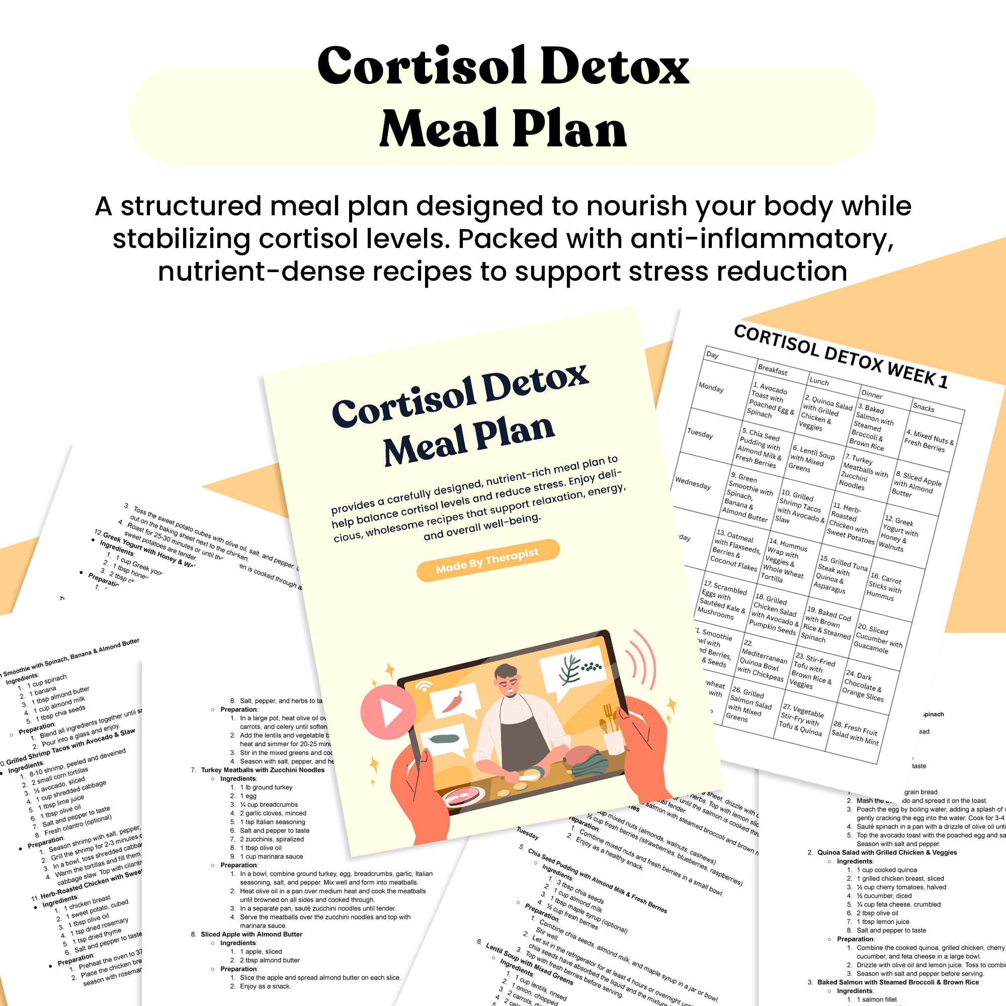 The Ultimate Cortisol Reduction Toolkit: 9+ Workbooks for Stress & Hormone Balance