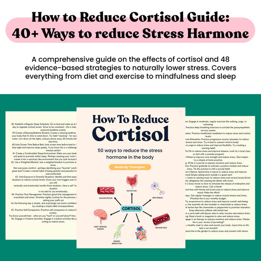 The Ultimate Cortisol Reduction Toolkit: 9+ Workbooks for Stress & Hormone Balance