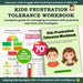 Frustration Tolerance Workbook for Kids and Emotional Regulation – Therapy and Social-Emotional Learning Worksheets