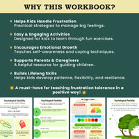 Frustration Tolerance Workbook for Kids and Emotional Regulation – Therapy and Social-Emotional Learning Worksheets