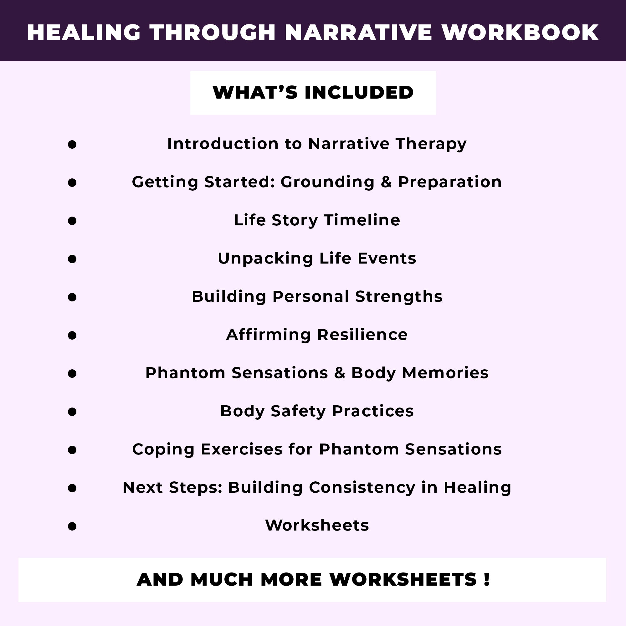 Healing through Narrative: A Workbook For Reprocessing Phantom Pains and Build Inner Strength