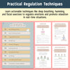 Nervous System Regulation Workbook, Somatic Exercise Polyvagal Theory Ladder Vagus Vagal Nerve Therapy Techniques Worksheets Co-regulation