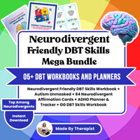 Neurodivergent Friendly DBT Skills Mega Bundle 🌟
