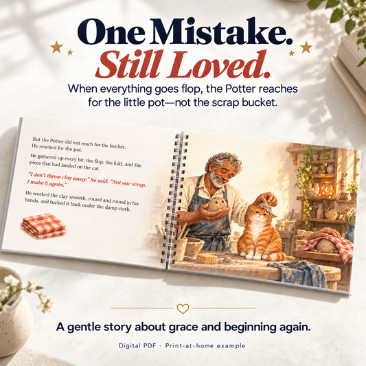 The Wobbly Little Pot | Christian Picture Book for Kids Ages 4–8 | A Story About the Potter Who Makes All Things New | Digital, Paperback & Hardcover