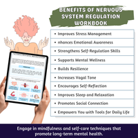Nervous System Regulation Workbook for Adults | Somatic Exercise Polyvagal Theory | Vagus Vagal Nerve Therapy | Co-regulation