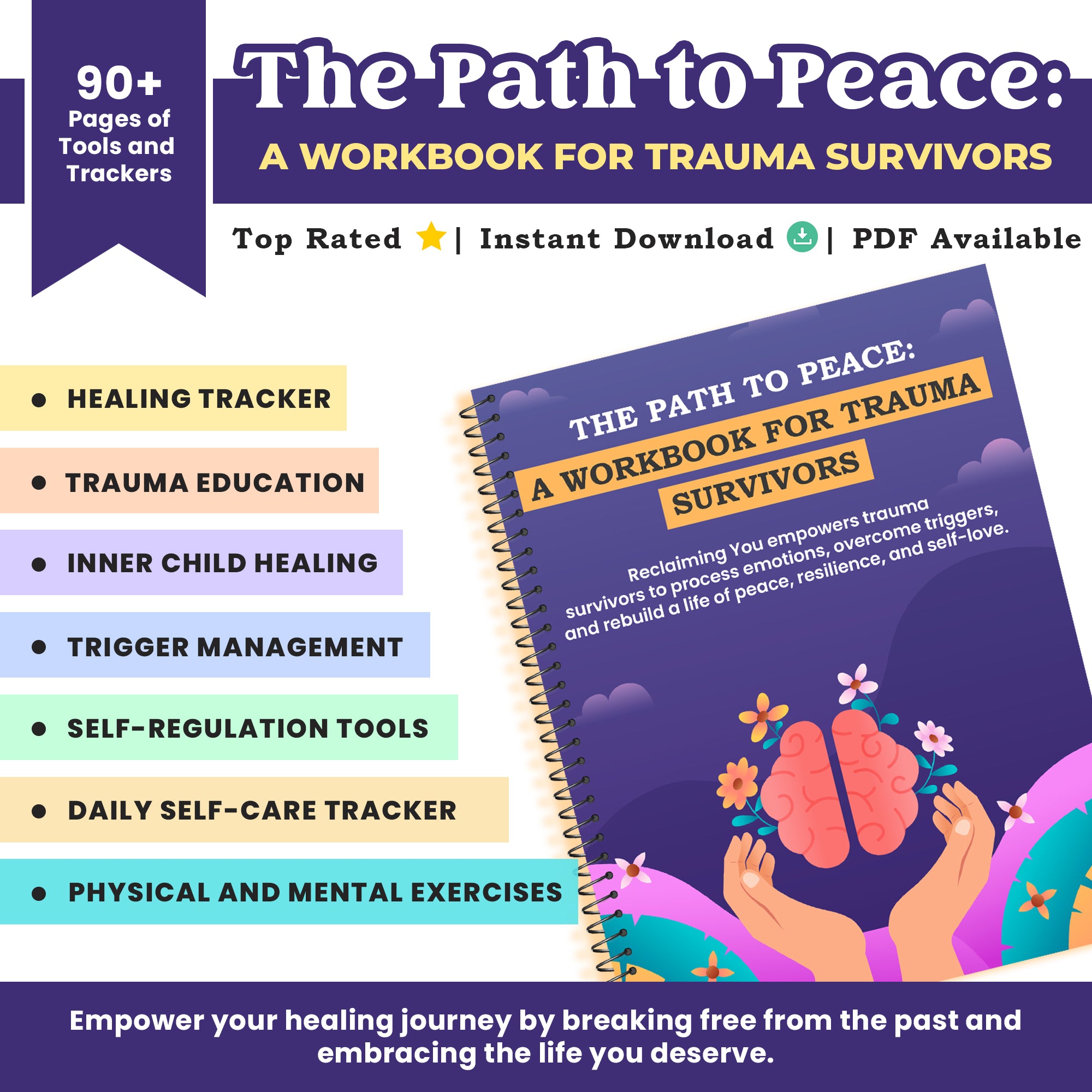 The Path To Peace: A Workbook For Trauma Survivors