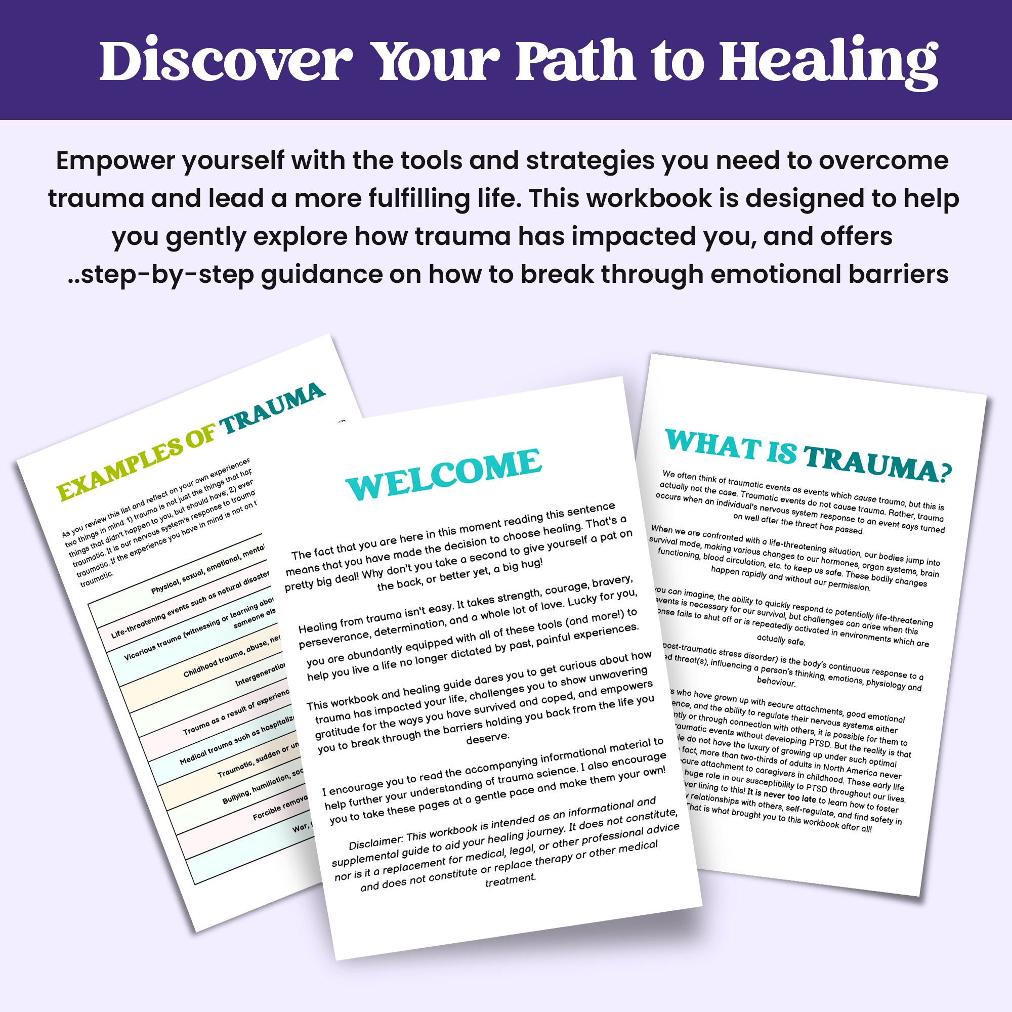 The Path To Peace: A Workbook For Trauma Survivors