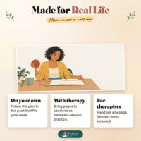 Use on your own, with therapy, or as a therapist