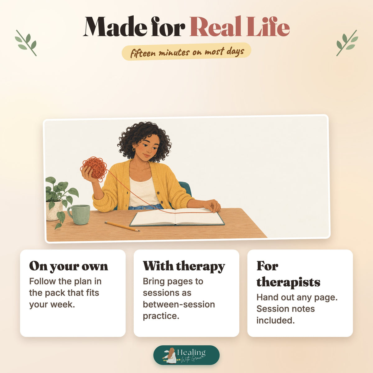 Use on your own, with therapy, or as a therapist