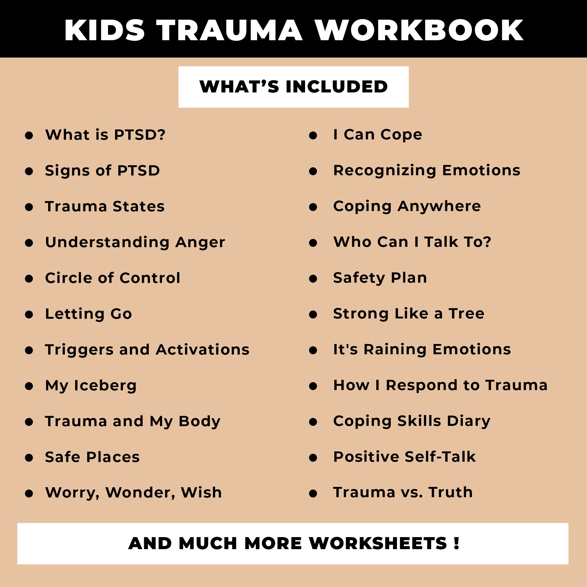 Healing Steps for Kids: A Trauma Workbook