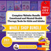Complete Website Bundle | Digital PDF – Emotional and Mental Health Therapy Tools for Kids and Adults