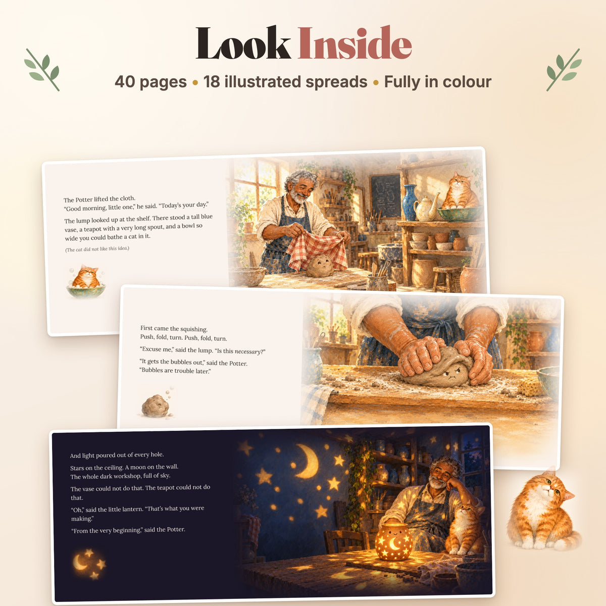 Look inside: illustrated spreads from The Wobbly Little Pot
