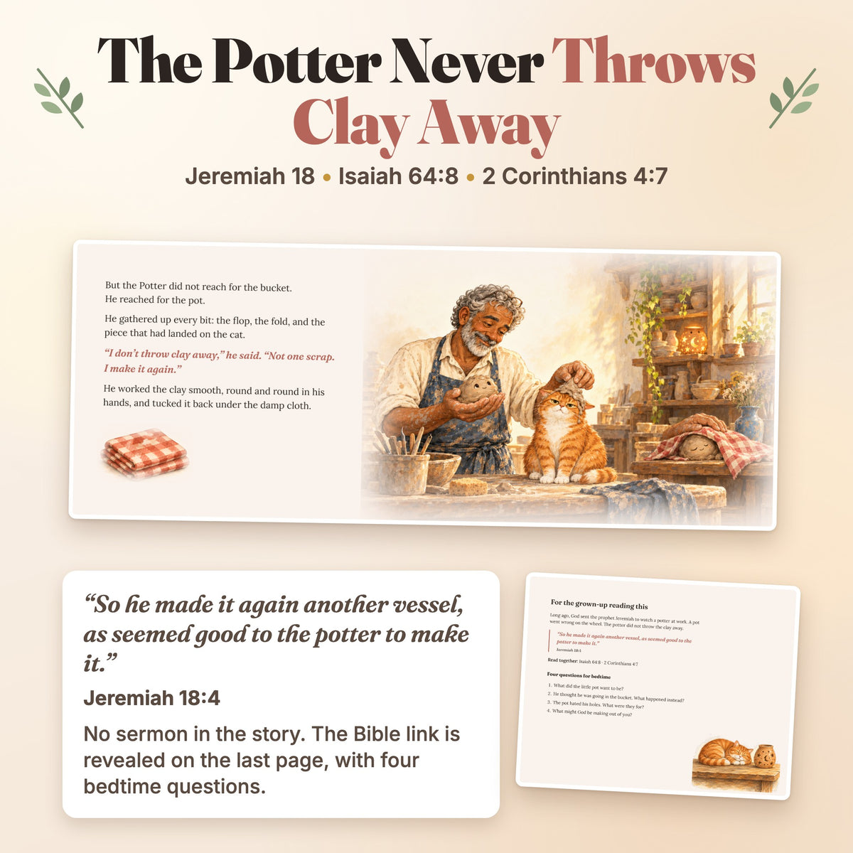 The Potter never throws clay away: Jeremiah 18